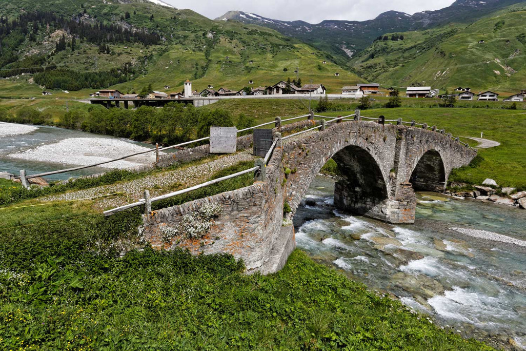 Aufnahme «Alte Landbrugg», Hinterrhein GR