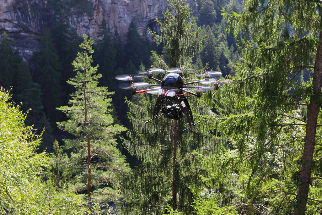 Aufnahmen aus der Luft mit Multikopter