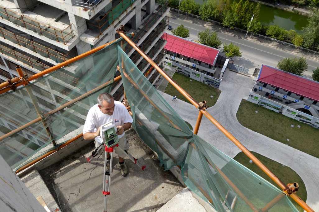 Geometer HMQ AG, Gebäudevermessung Residental Towers Shanghai