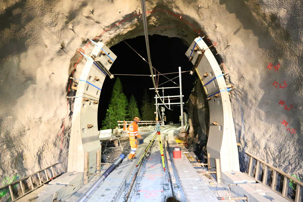 Glatscherastunnel, Vermessung, Christian Schmid, HMQ AG