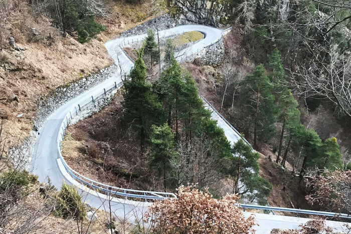 Digitales Geländemodell Erschliessungsstrasse 