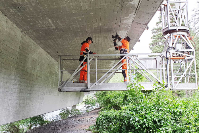 N13 Hinterrheinbrücke, GeoMonitoring