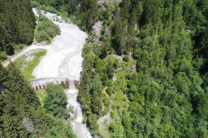 Geländeaufnahmen Val da Schluein