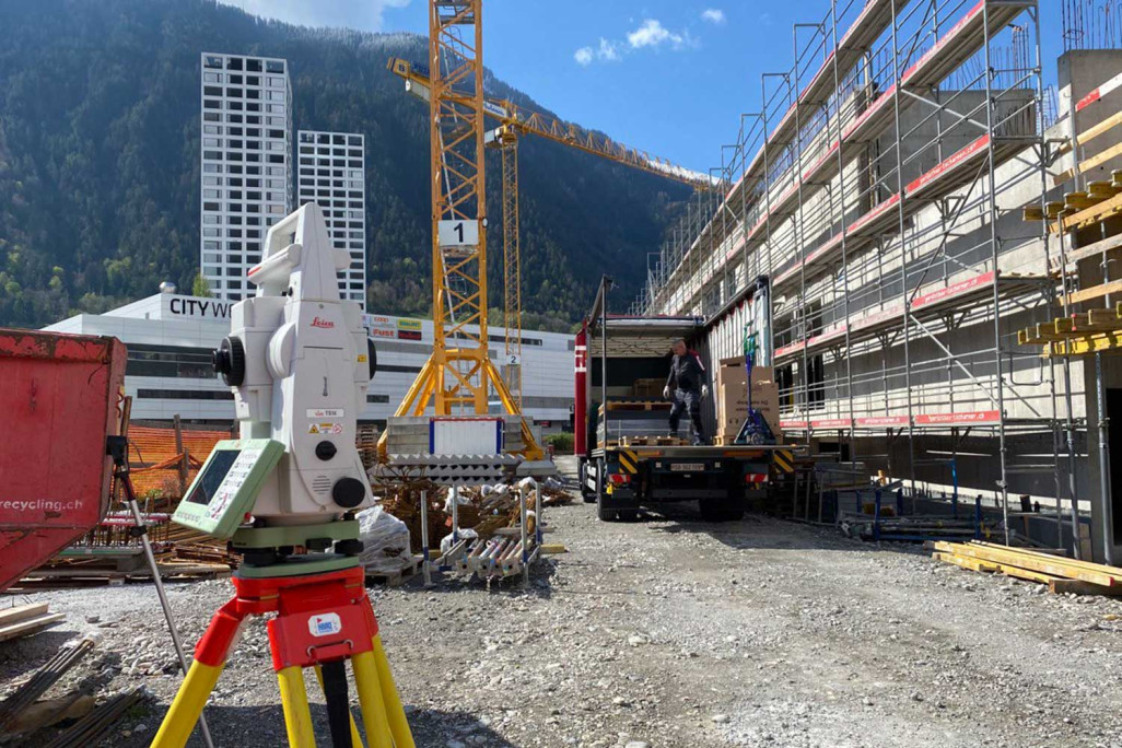 Chur GR, blue Cinema, Vermessung, HMQ AG