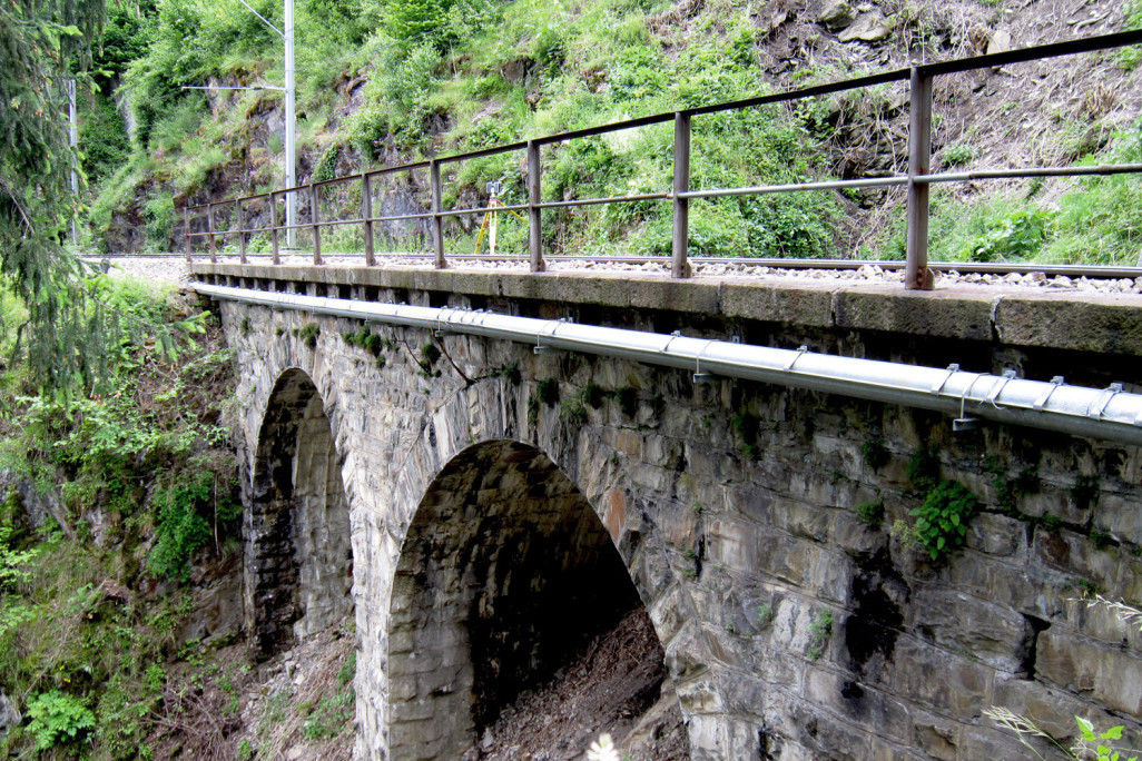 Lehnenviadukt im Verlauf