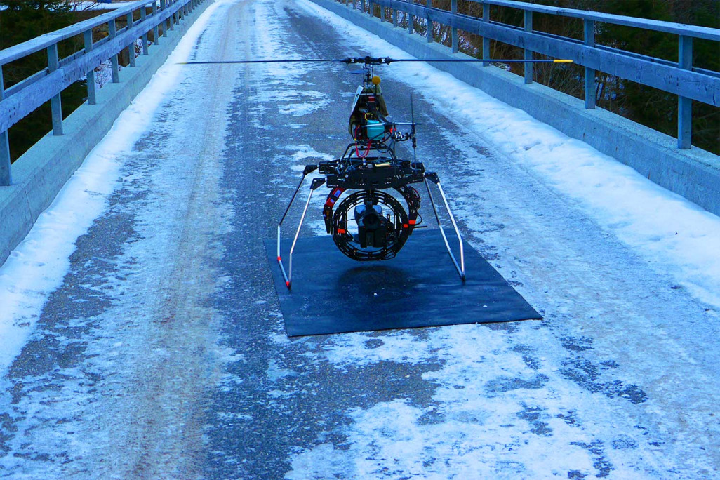 Multikopter, Bauwerksinspektion Brücke
