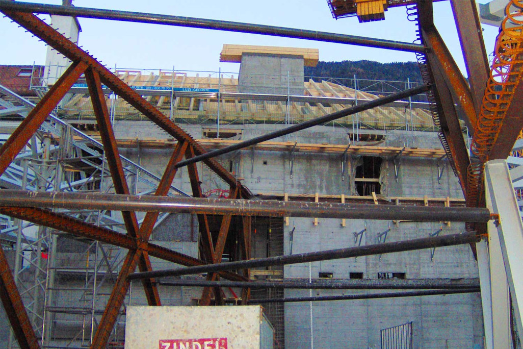 Chur, Graubündner Kantonalbank, Baustelle