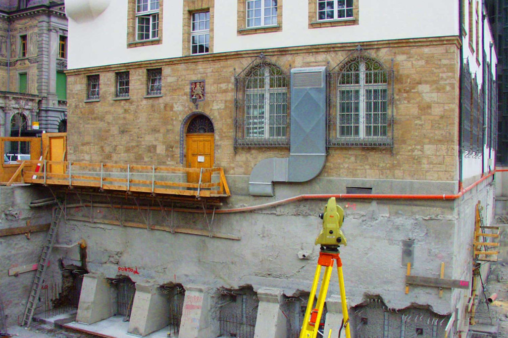 Chur, Graubündner Kantonalbank, Baustelle