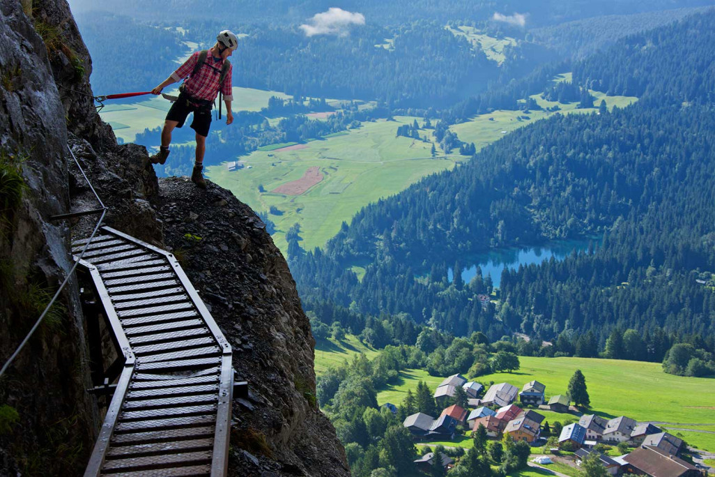 Klettersteig Pinut, Flims