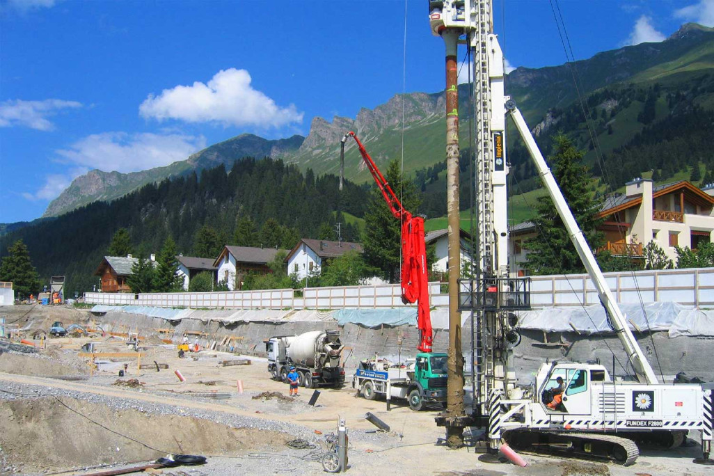 Baustelle Triangel Parpan