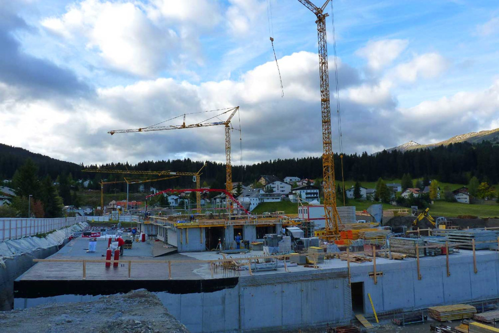 Baustelle Triangel Parpan