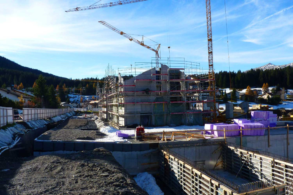Baustelle Triangel Parpan