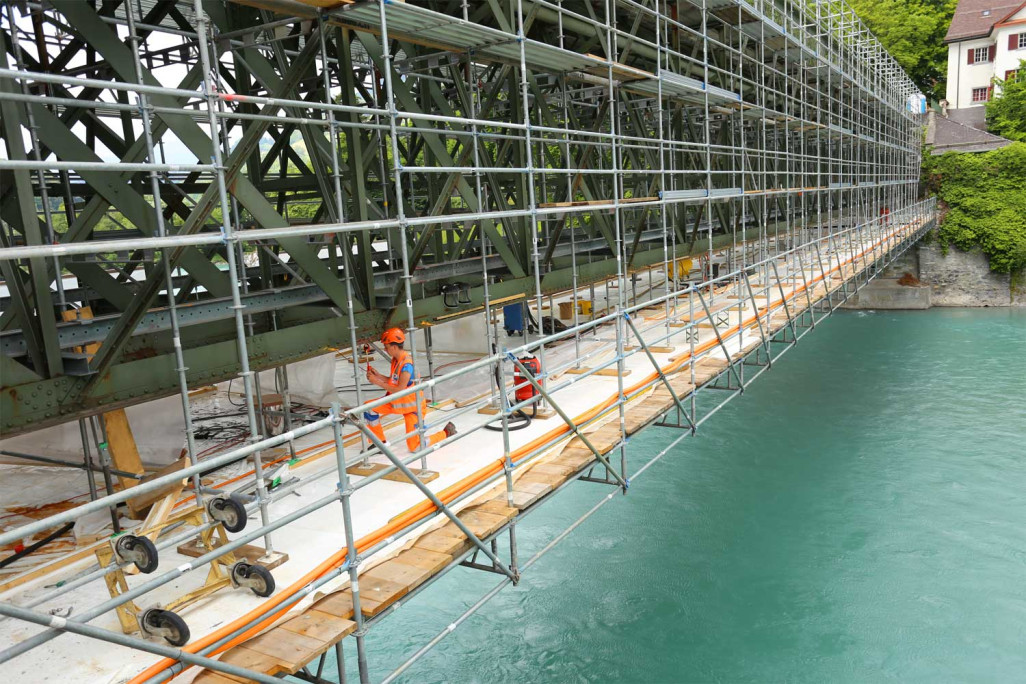 Benjamin Patt, HMQ AG, Vermessung Rheinbrücke