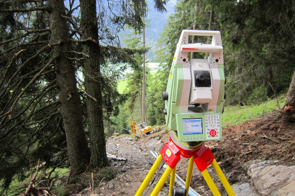 Vermessung Leitung Sufers