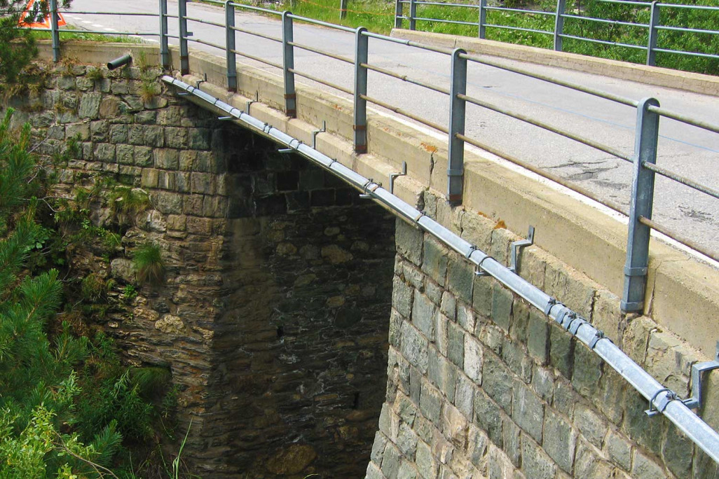 Vermessung HMQ AG, Maleggabachbrücke Avers