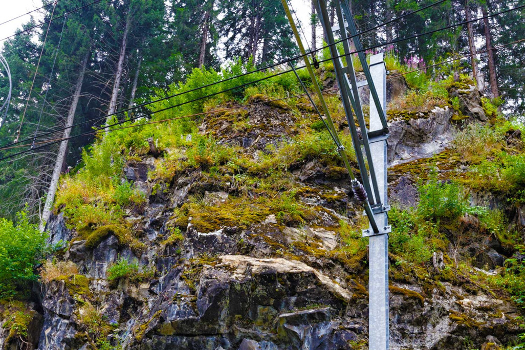 Vermessung HMQ AG, Felsaufnahmen Klosters