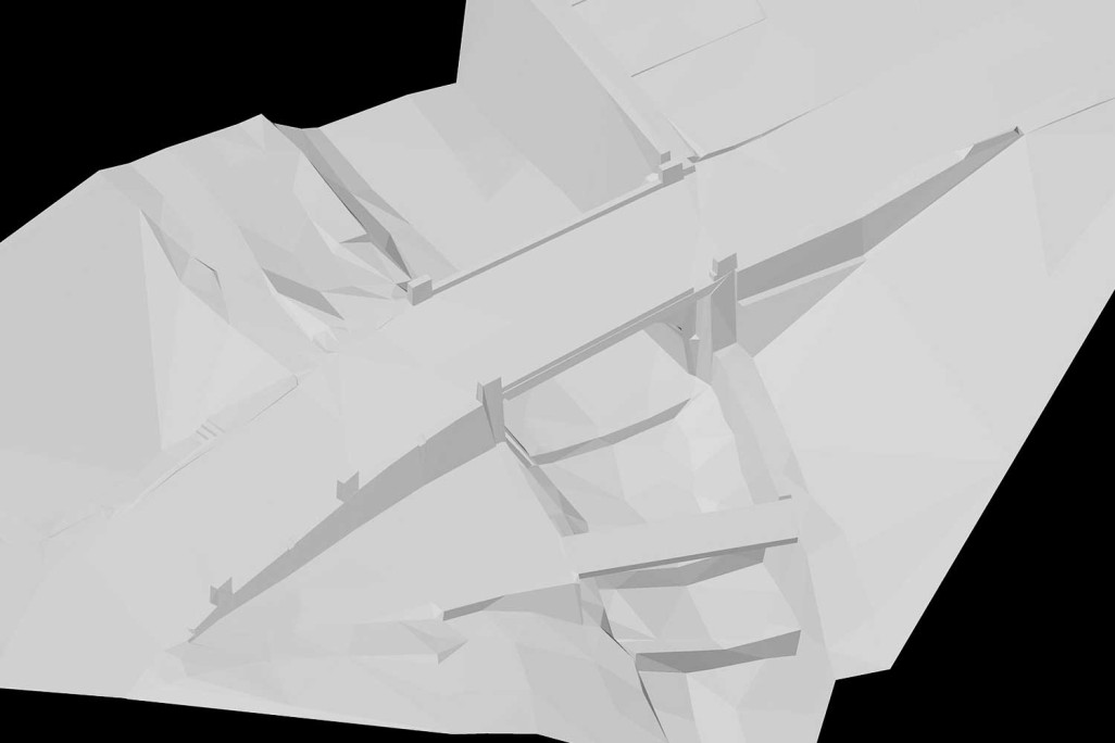 3D Modell HMQ AG, Brücke Splügen