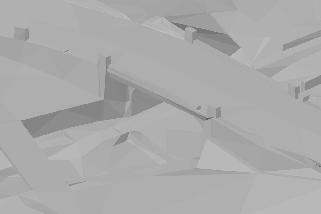 3D Modell HMQ AG, Brücke Splügen