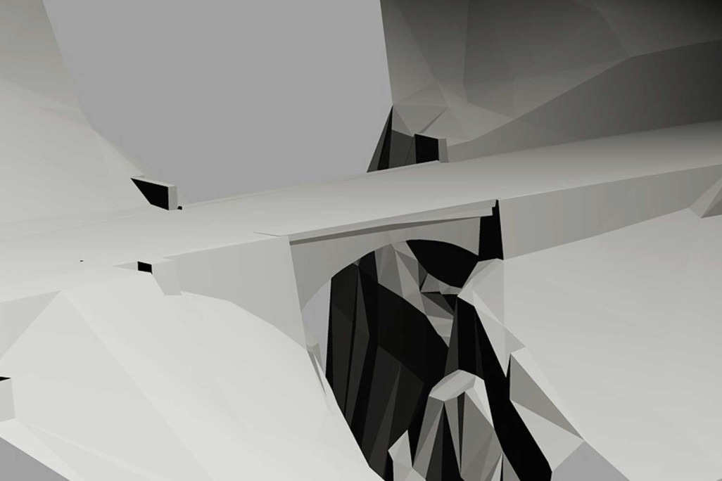 Laserscanning HMQ AG, Brücke Trin Mulin