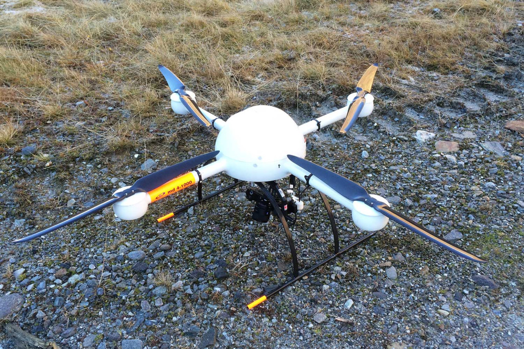 Drohenflug Digitales Geländemodell