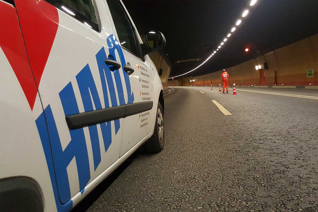 Laserscanning Crapteig Tunnel, HMQ AG