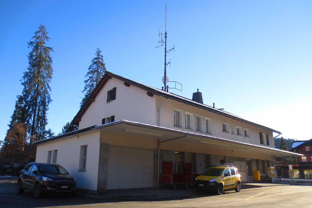 Aufnahme Swisscom Sendemast in Flims, HMQ AG