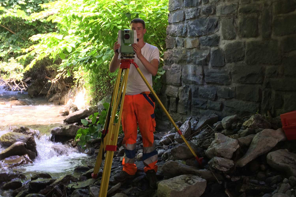 Digitales Geländemodell (DGM), Porteinbachbrücke, Fabian Schläpfer, HMQ AG