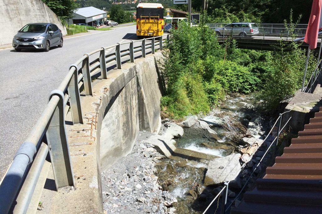 Digitales Geländemodell (DGM), Porteinbachbrücke, HMQ AG