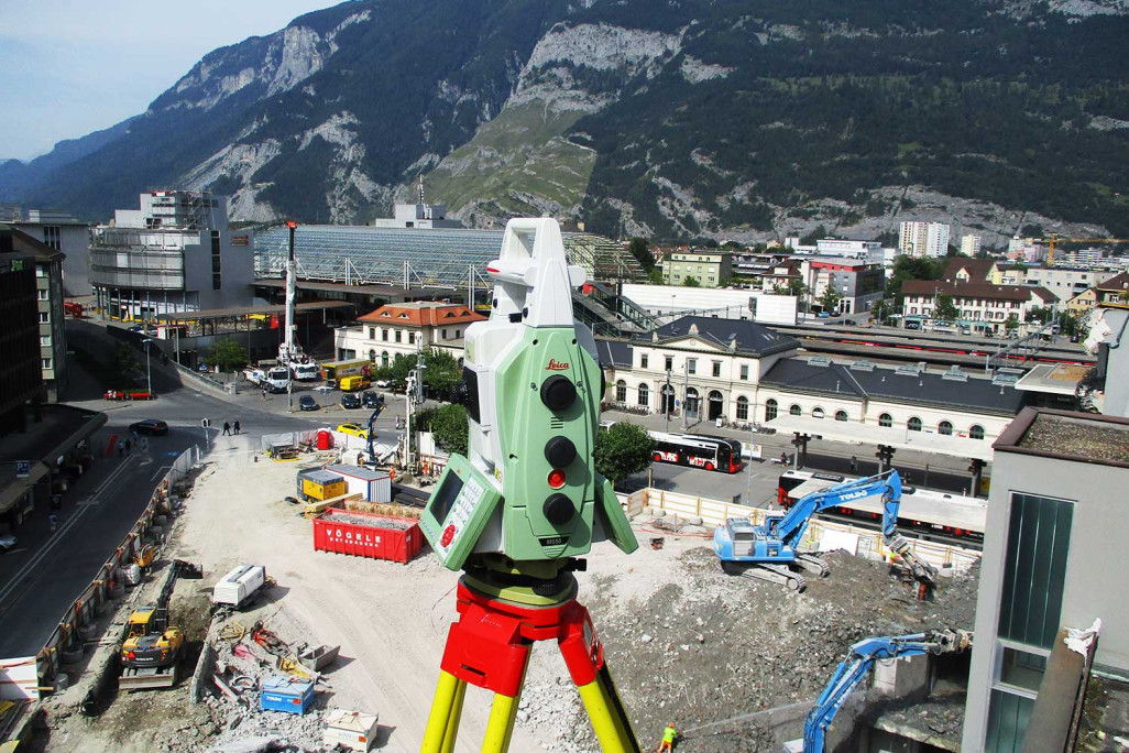 Chur GR, Steinbock, Bauabsteckung, HMQ AG
