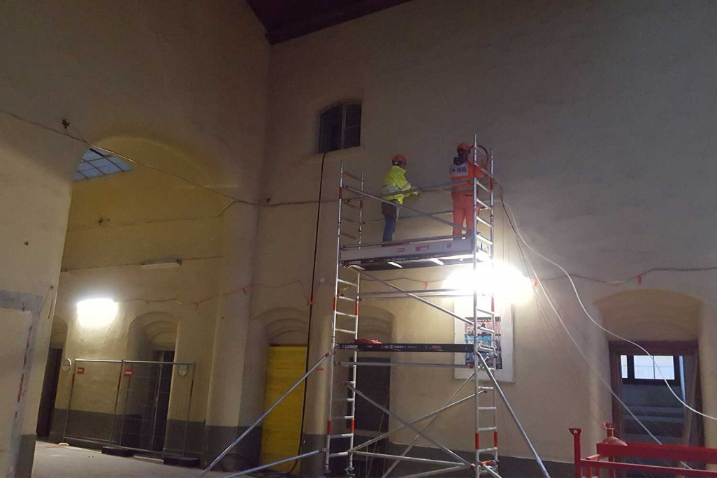 Montage Schlauchwaagensystem, SBB Bahnhof Basel, HMQ AG