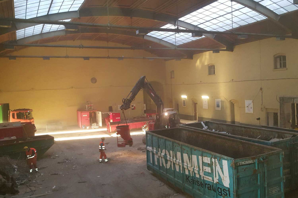 Überwachungsmessung mit Schlauchwaagen SBB Bahnhof Basel, HMQ AG