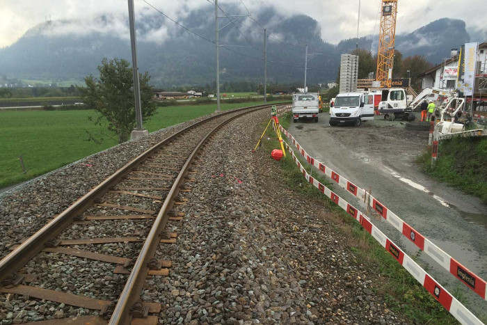 Unterstossung RhB