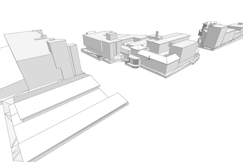 3D-Modell aus Flugaufnahme mit Drohne Phantom 4, HMQ AG