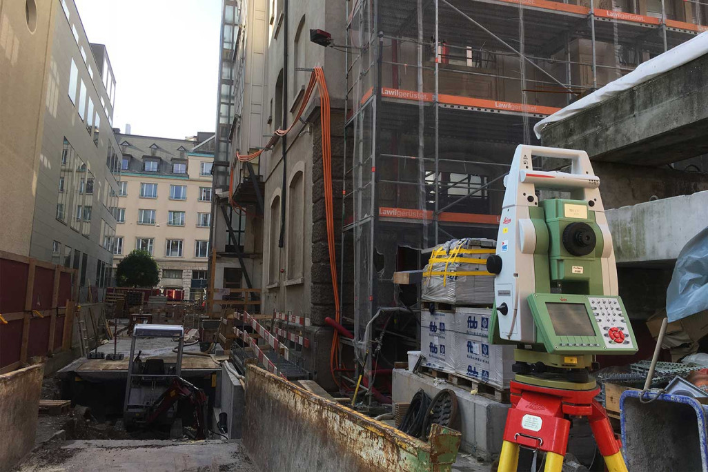 Hotel Eden au Lac, Zürich, Deformationsmessung, HMQ AG