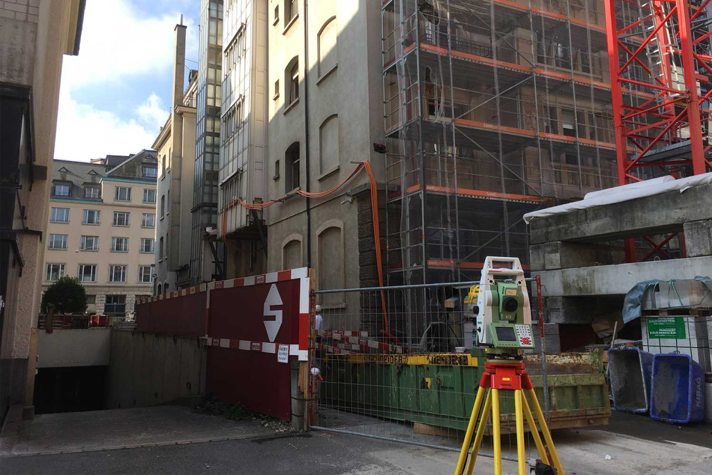 Hotel Eden au Lac, Zürich, Deformationsmessung, HMQ AG