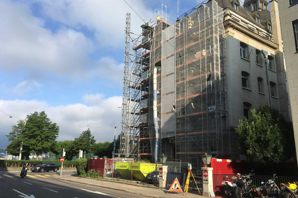 Hotel Eden au Lac, Zürich, Deformationsmessung, HMQ AG