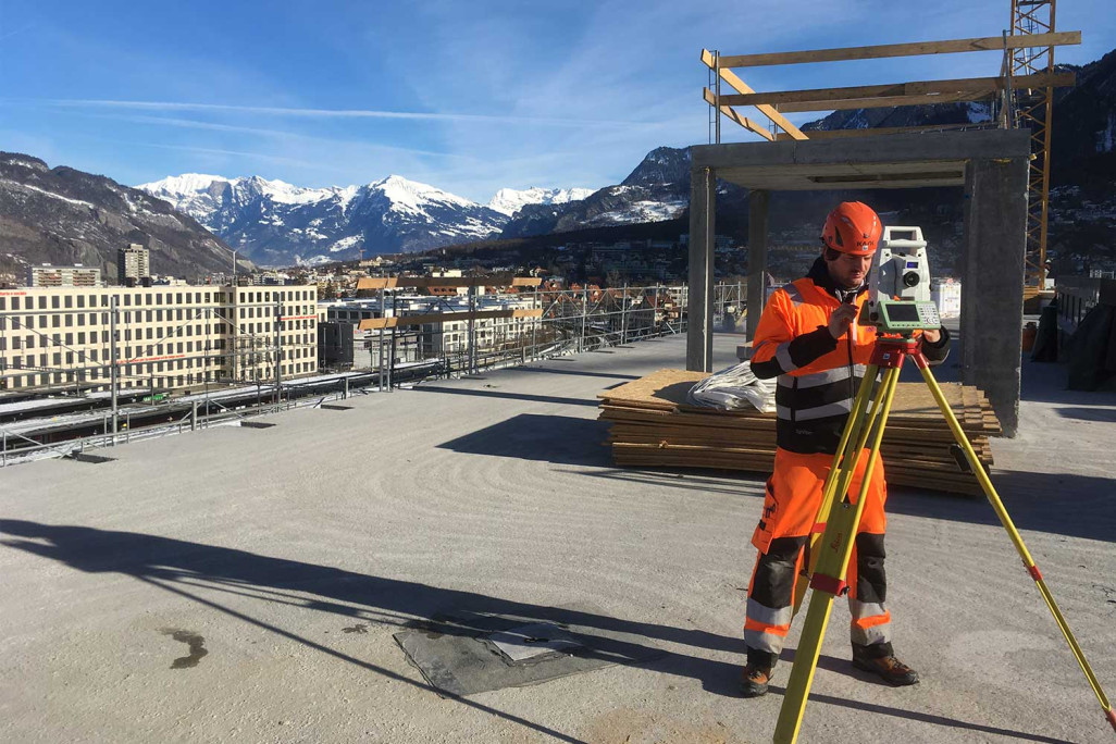 Neubau Steinbock, Chur GR, Vermessung, HMQ AG
