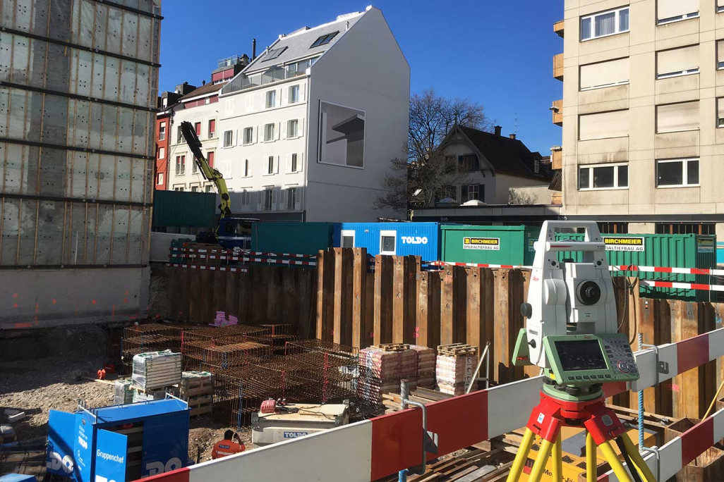 Basel, Claraturm, Überwachung Baugrube, HMQ AG