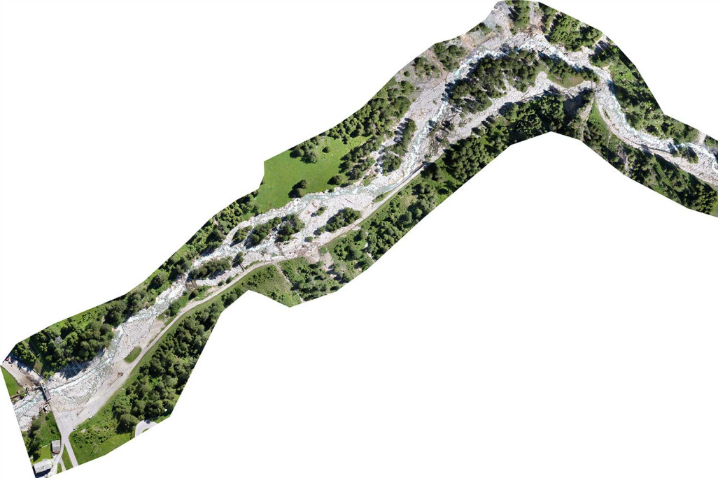 Splügen, Hüscherabach, Orthophoto, HMQ AG