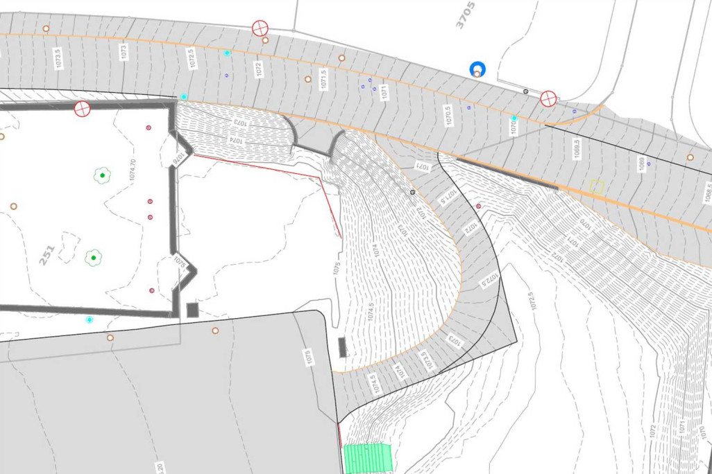 Mobile Mapping HMQ AG, Digitales Geländemodell, Flims
