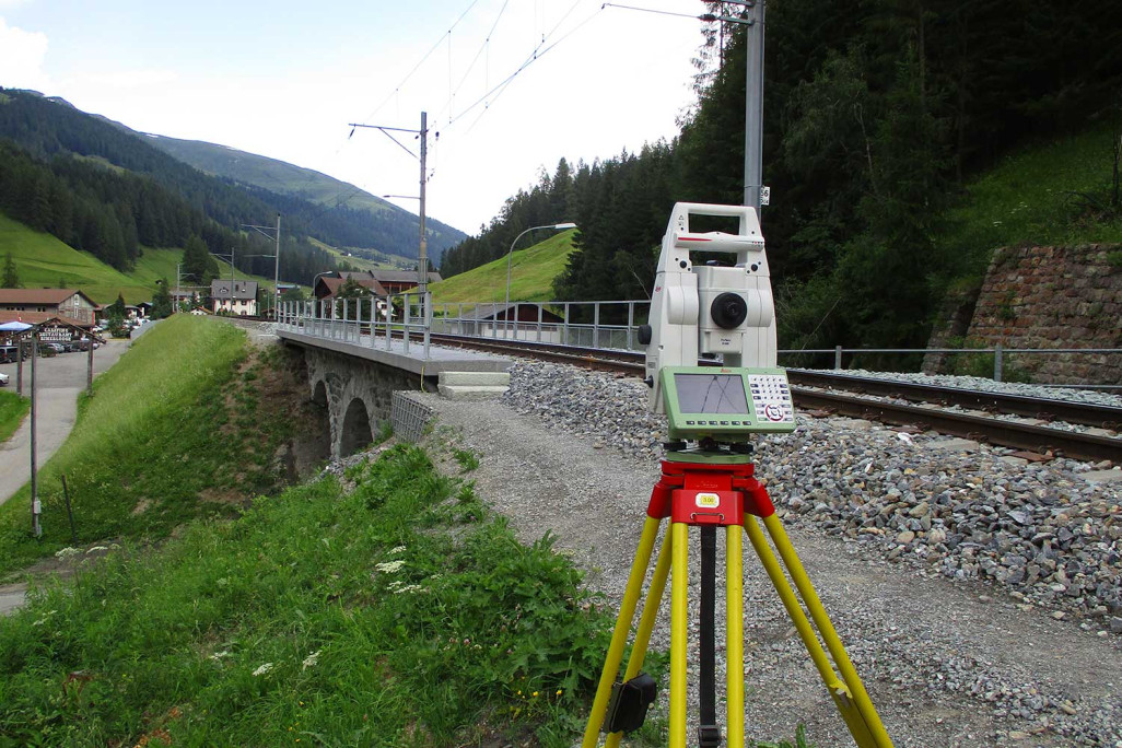 Bauvermessung RhB Davos, HMQ AG