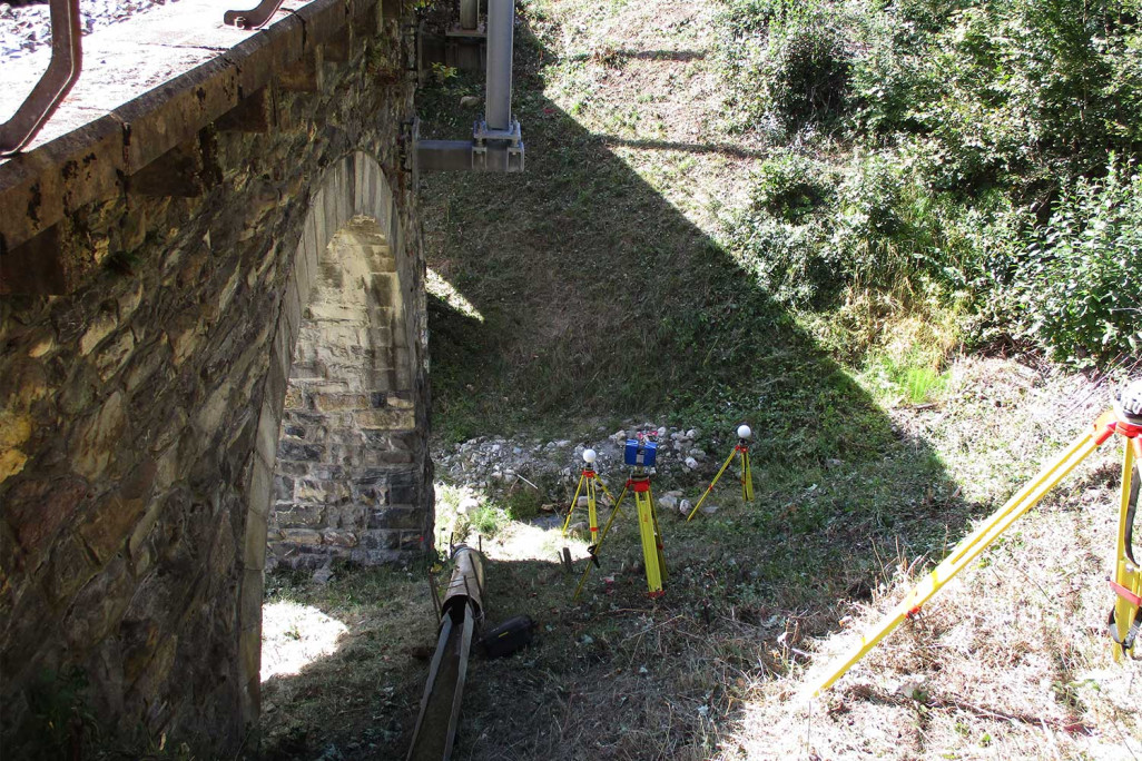 Pardielertobelviadukt RhB, 3D-Laserscanner, HMQ AG