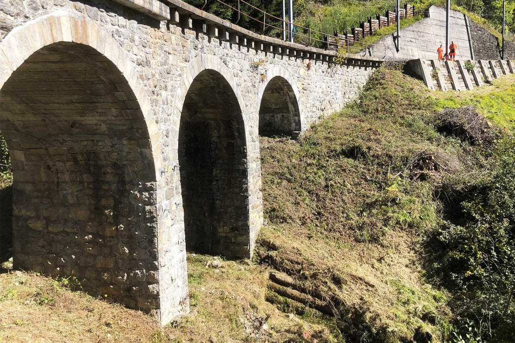 Pardielertobelviadukt RhB, 3D-Modell Brücke, HMQ AG