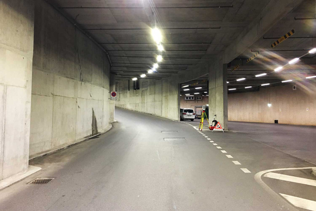 Stenna Zentrum Flims, Nachführungsgeometer, HMQ AG