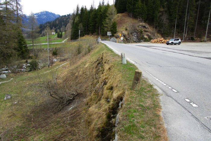 Digitales Geländemodell Splügenpassstrasse